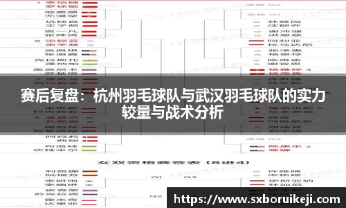 赛后复盘：杭州羽毛球队与武汉羽毛球队的实力较量与战术分析